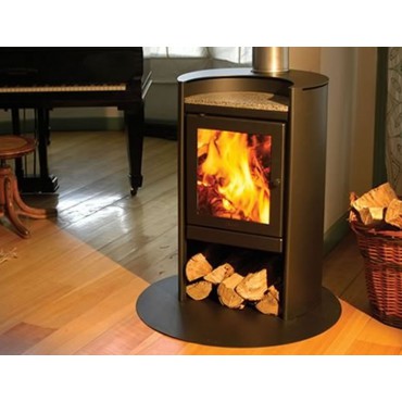 Ενεργειακή σόμπα ξύλου Amesti Rondo 490 για χώρους 80-190 τ.μ.