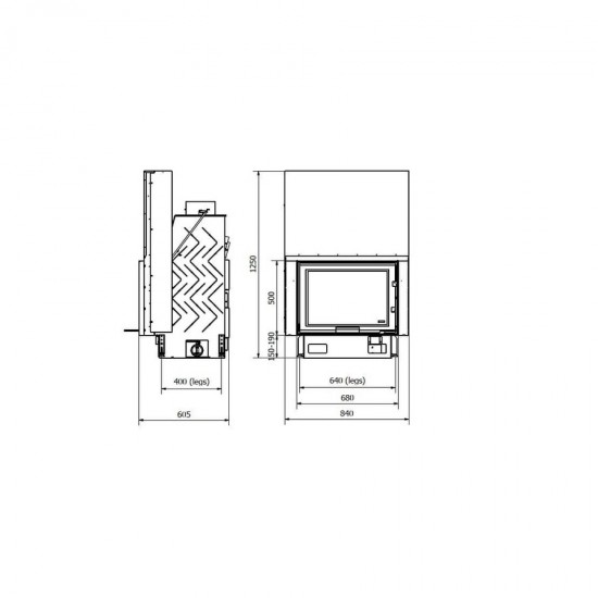 Τζάκι Λέβητας Technical PanAqua 80 Evo LD