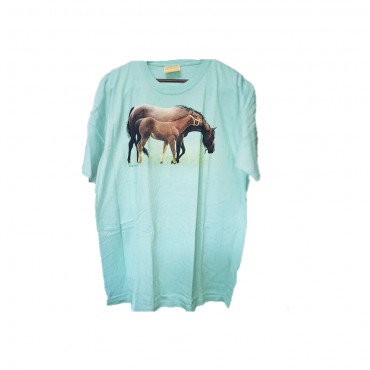 Ανδρικό Βαμβακερό T-shirt XXLarge Horse 6