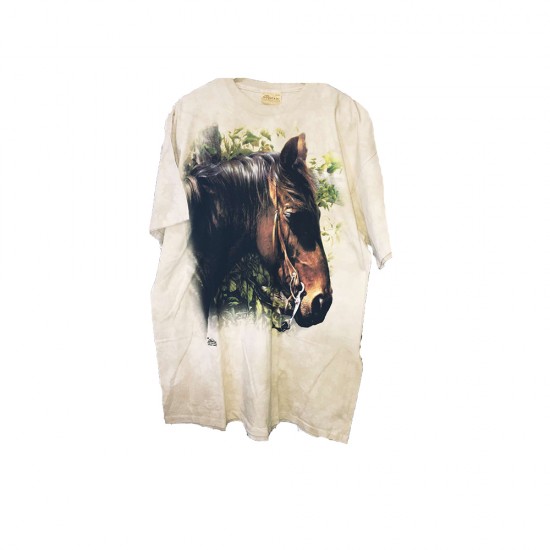 Ανδρικό Βαμβακερό T-shirt XXXLarge Horse 5