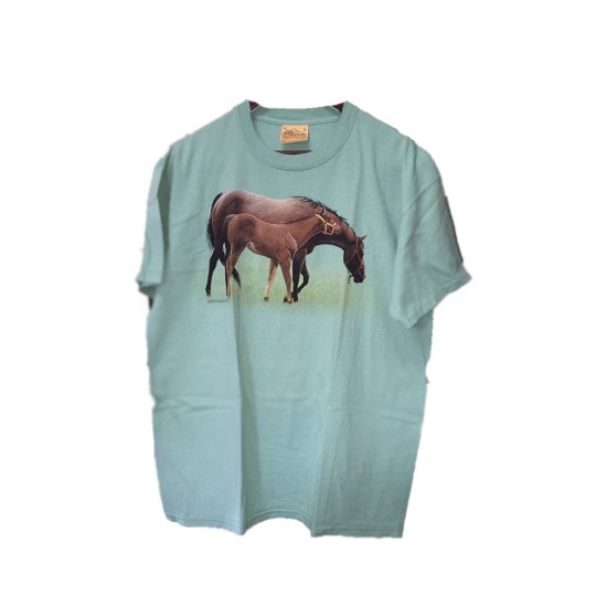Ανδρικό Βαμβακερό T-shirt Large Horse 1