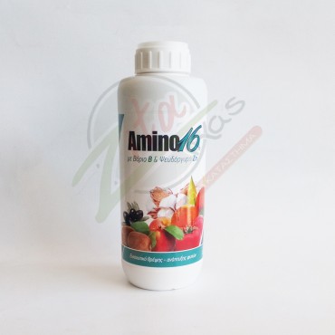 Υγρό Λίπασμα AMINO16 με Βόριο και Ψευδάργυρο 1Lt