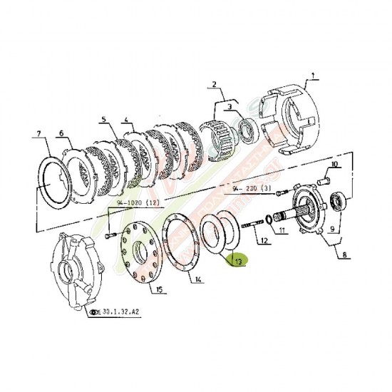 Ροδέλα Claas 6005018581