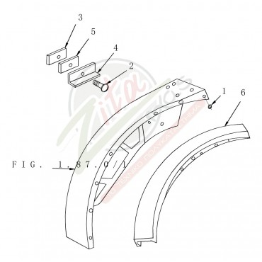 Λασποτήρας οπίσθιος CNH 44905299