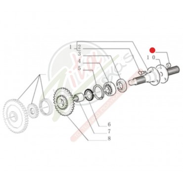 Παξιμάδι άξονα PTO 16105021