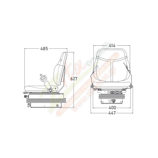 Κάθισμα COBO SC84-M200 με Αισθητήρα 